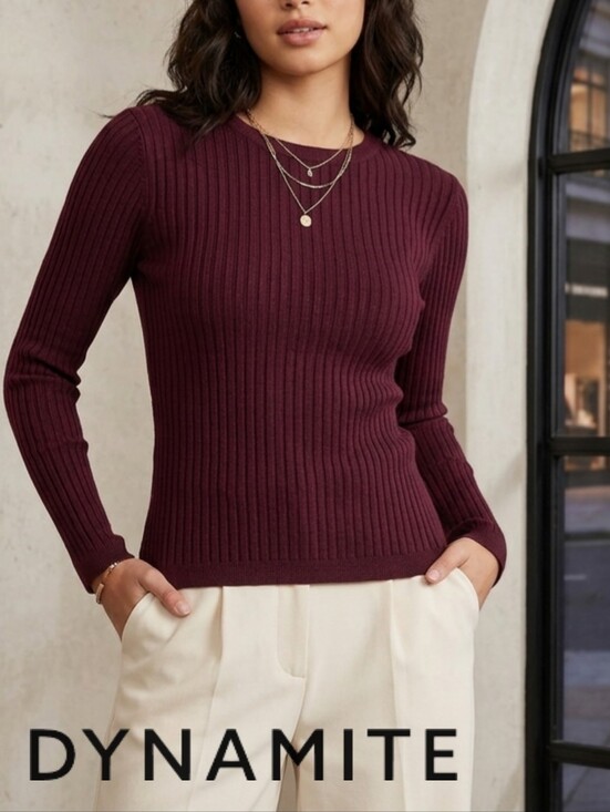 Dynamite Tops - 💙  Ribbed Knitwear